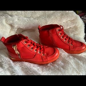 High top sneakers
